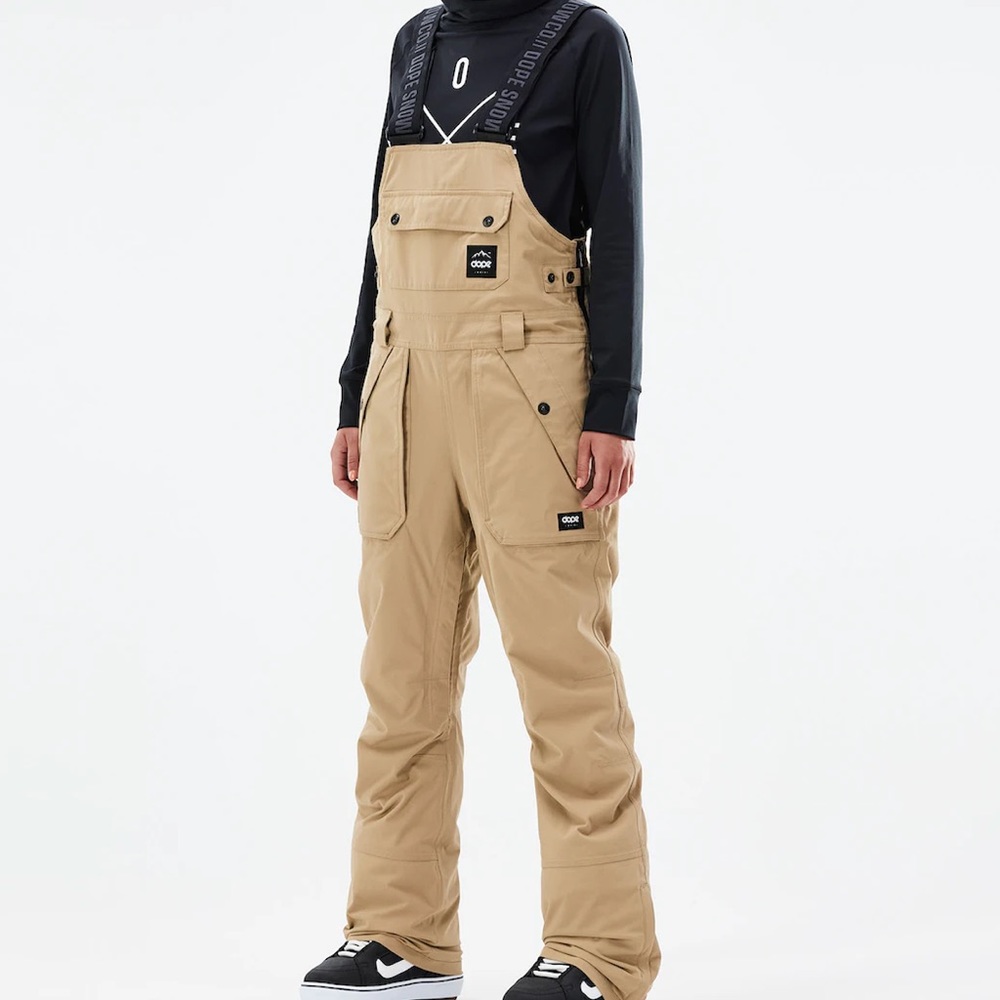Dope Khaki Notorious B.I.B. Snowboard Bib Pants Women’s XXS